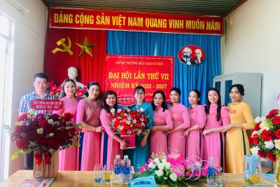 Ngày 19/02/2025 chi bộ trường mẫu giáo Cư Suê tổ chức đại hội chi bộ nhiệm kỳ 2025-2027 thành công.